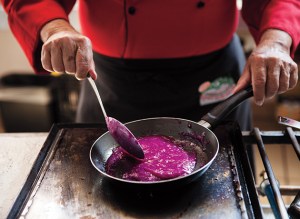 Bougainvillea sauce /Chef Rafael Martínez